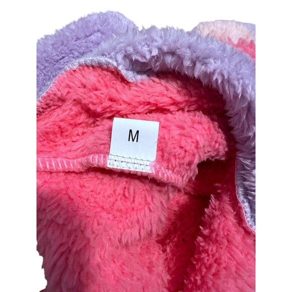 Yikeyo Dog Sweater Pink & Purple Fleece Medium Cozy Apparel - Picture 9 of 11